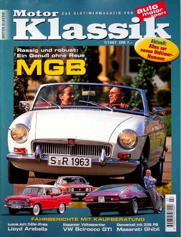 Deckblatt Motor Klassik (07/1997)